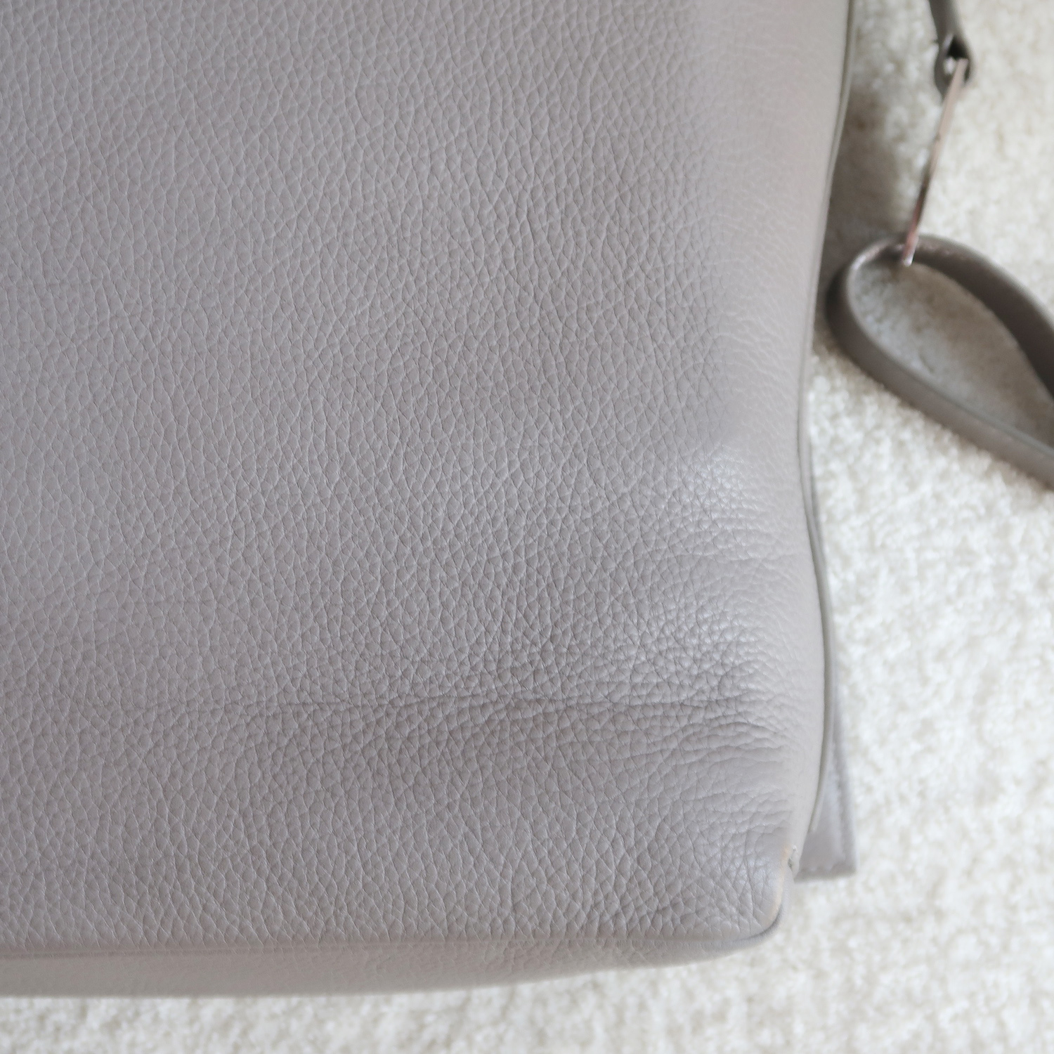 Dior Homme Grey Calfskin Messenger Bag