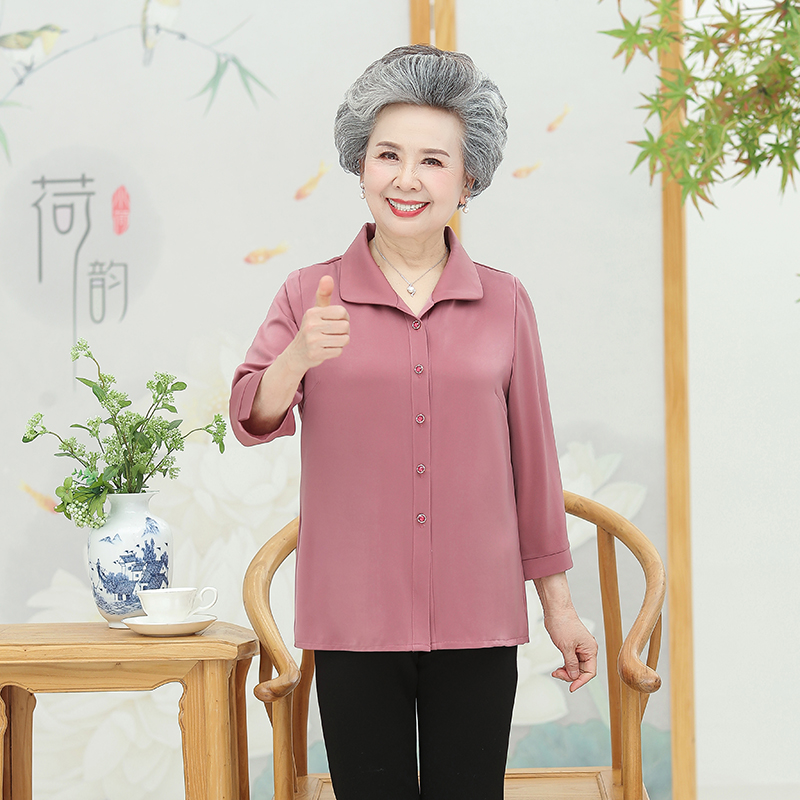 เสื้อคุณยาย เสื้อผู้วัยอายุ60-70ปี มีขนาด L-4XL(อกประมาณ35-45นิ้ว)