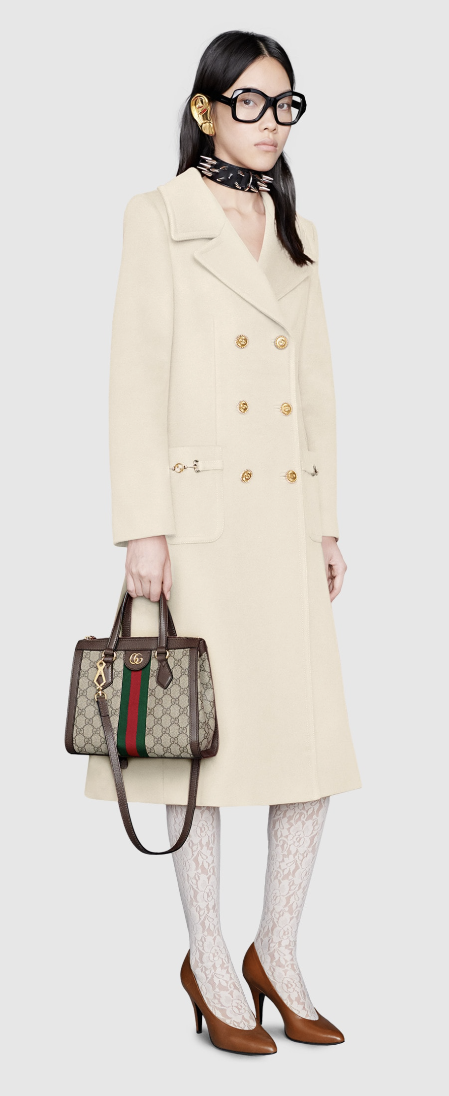 Gucci Red GG Flora Ophidia Small Tote