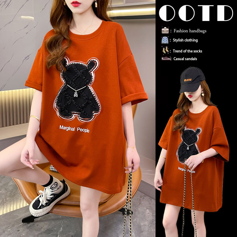 เสื้อยืดคนอ้วนแบบโอเวอร์ไซส์แบบ ulzzang fashion สนใจทักแชท