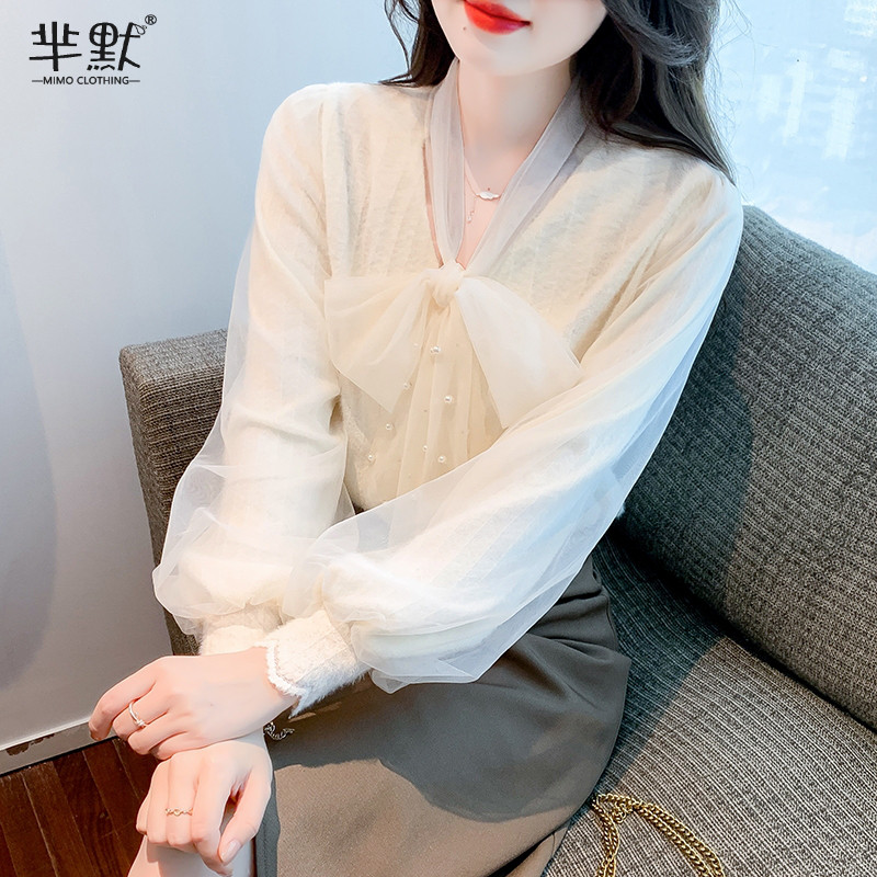 เสื้อลูกไม้ เสื้อเชิ้ตแขนยาว