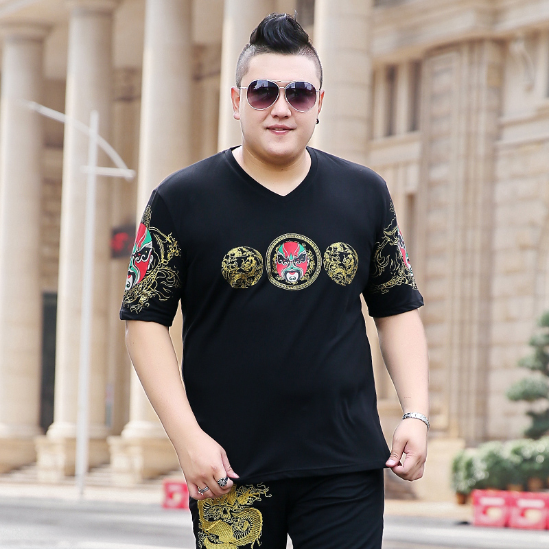 เสื้อยืดผู้ชายอ้วน S-5XL(อกเสื้อ39-51นิ้ว)