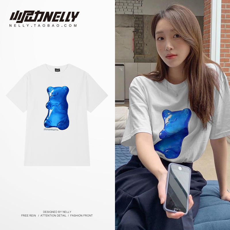 เสื้อยืดคอกลม ผู้ชาย เสื้อยืดผู้ชายเกาหลี เสื้อยืดเกาหลี แบรนด์ NELLY