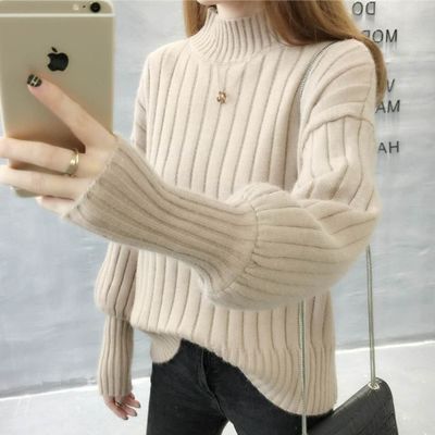 Sweater เสื้อสเวทเตอร์ไหมพรม แขนยาว เนื้อนุ่มมาก ใส่สบายยืดได้เยอะ พร้อมส่ง