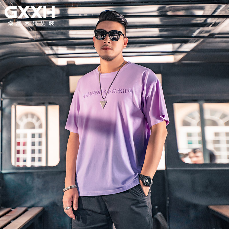 เสื้อยืดผู้ชายอ้วน S-5XL(อกเสื้อ39-51นิ้ว)