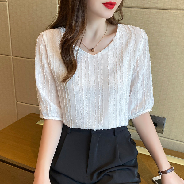 เสื้อชีฟองเกาหลี เสื้อชีฟองสวยๆ