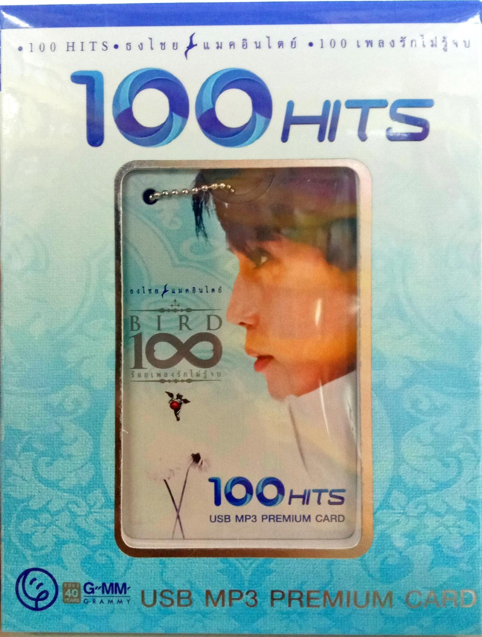 usb แฟลชไดร์ฟเพลงสตริง เบิร์ด ธงไชย แมคอินไตย์ 100hits USB MP3 Premium card (MGA)
