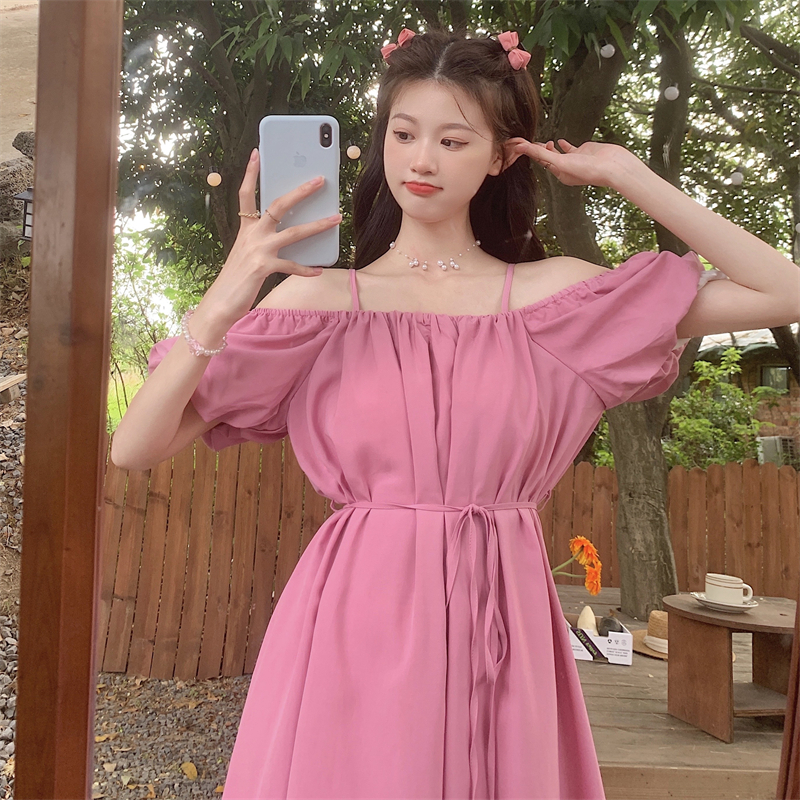 เดรสวัยรุ่น-เดรสคนอ้วนวัยรุ่น L-4XL(อก38-46 นิ้ว)