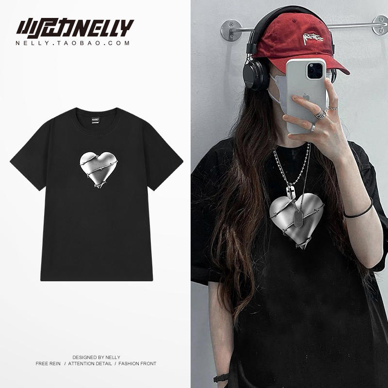 เสื้อยืดคอกลม ผู้ชาย เสื้อยืดผู้ชายเกาหลี เสื้อยืดเกาหลี แบรนด์ NELLY