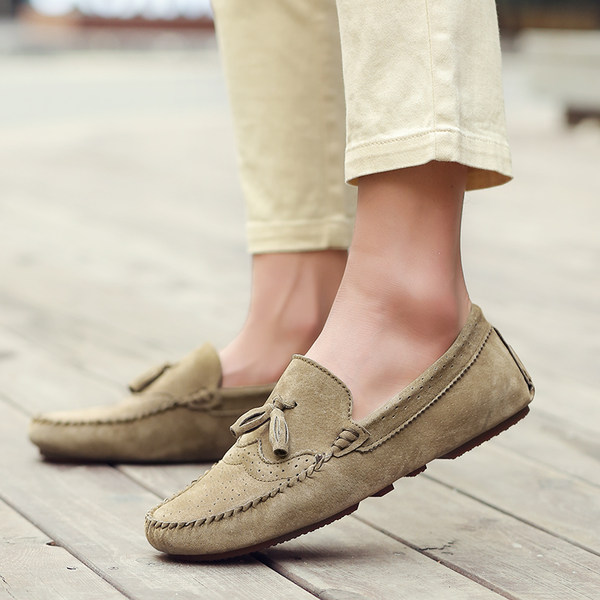 รองเท้าหนังผู้ชาย มีไซส์39-44 รองเท้าโลฟเฟอร์ชาย Slip-On Shoes