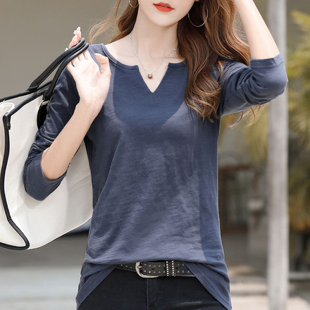 เสื้อยืดแขนยาวแฟชั่น เสื้อยืด T-shirt แขนยาว