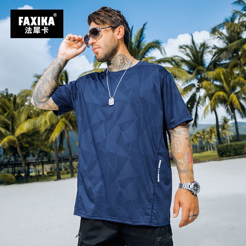 เสื้อยืดผู้ชายอ้วน S-5XL(อกเสื้อ39-51นิ้ว)