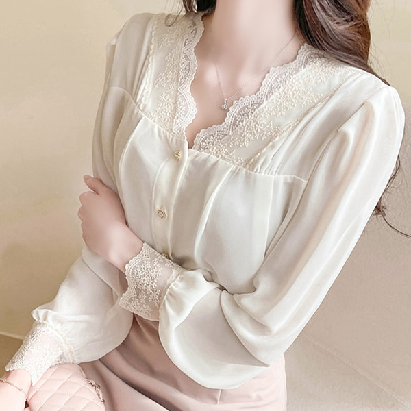 เสื้อชีฟองเกาหลี เสื้อชีฟองสวยๆ