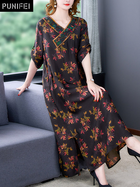 เดรสวัยผู้ใหญ่40-60ปี เดรสคุณแม่ ชุดเดรสทำงานวัยผู้ใหญ่ แบรนด์ MAMA DRESS