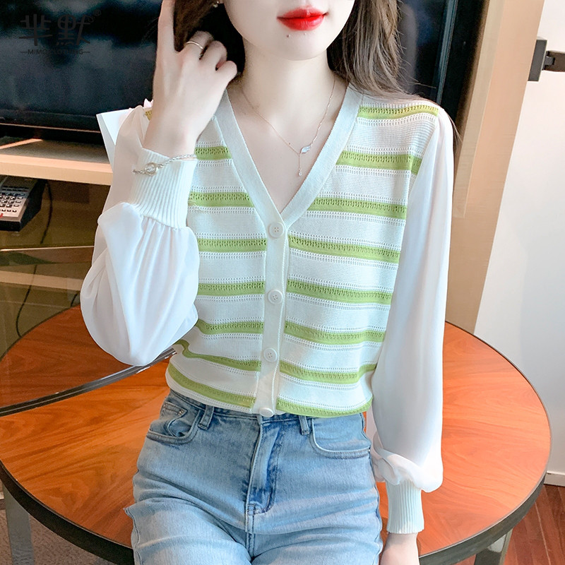 เสื้อลูกไม้ เสื้อเชิ้ตแขนยาว