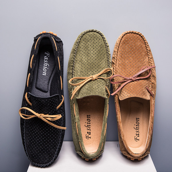 รองเท้าหนังผู้ชาย มีไซส์39-44 รองเท้าโลฟเฟอร์ชาย Slip-On Shoes