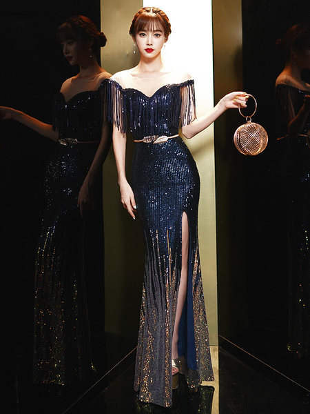 ชุดราตรี ชุดราตรีสวยหรู แบบ ทันสมัย Evening dress