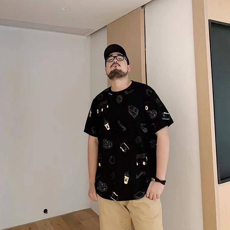 เสื้อยืดผู้ชายอ้วน S-5XL(อกเสื้อ39-51นิ้ว)