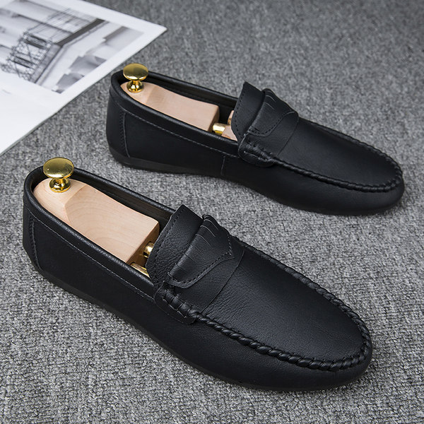 รองเท้าหนังผู้ชาย มีไซส์39-44 รองเท้าโลฟเฟอร์ชาย Slip-On Shoes