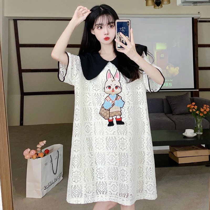 เดรสวัยรุ่น-เดรสคนอ้วนวัยรุ่น L-4XL(อก38-46 นิ้ว)
