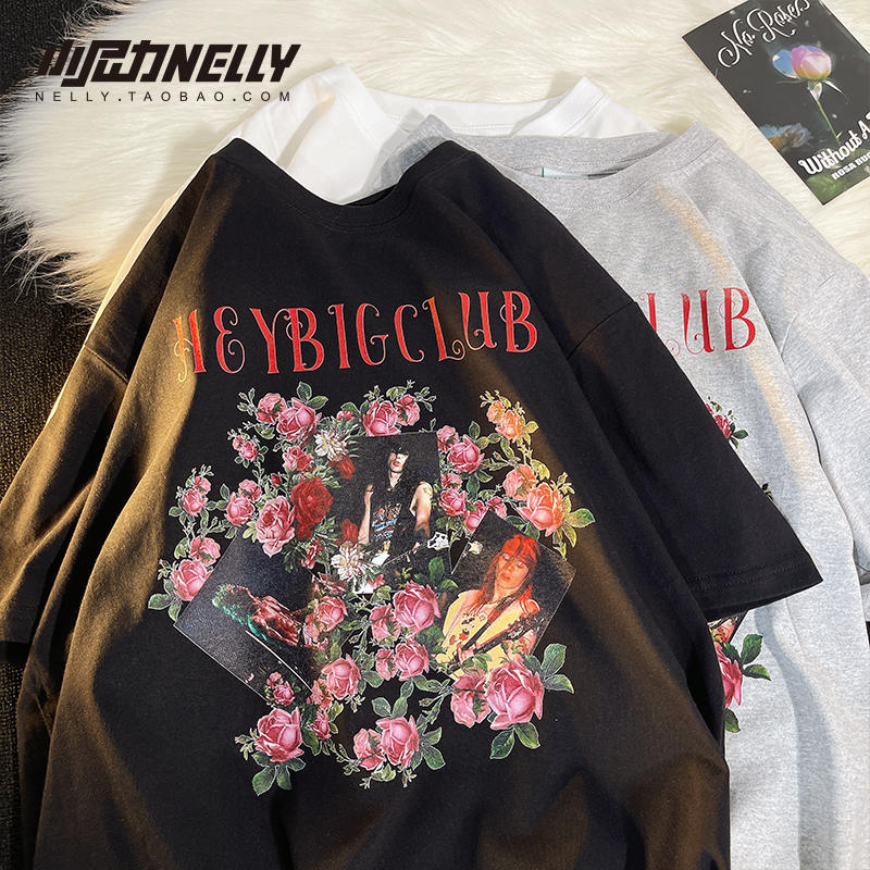 เสื้อยืดคอกลม ผู้ชาย เสื้อยืดผู้ชายเกาหลี เสื้อยืดเกาหลี แบรนด์ NELLY