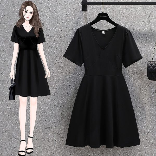เดรสคนอ้วน เดรสสาวอวบ ชุดเดรสคนอ้วนวัยรุ่น BY PLUS SIZE Girl
