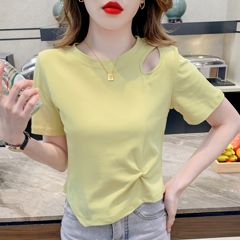 เสื้อผ้าวัยรุ่นเกาหลี เสื้อยืดวัยรุ่นผู้หญิง มีขนาด S M L XL