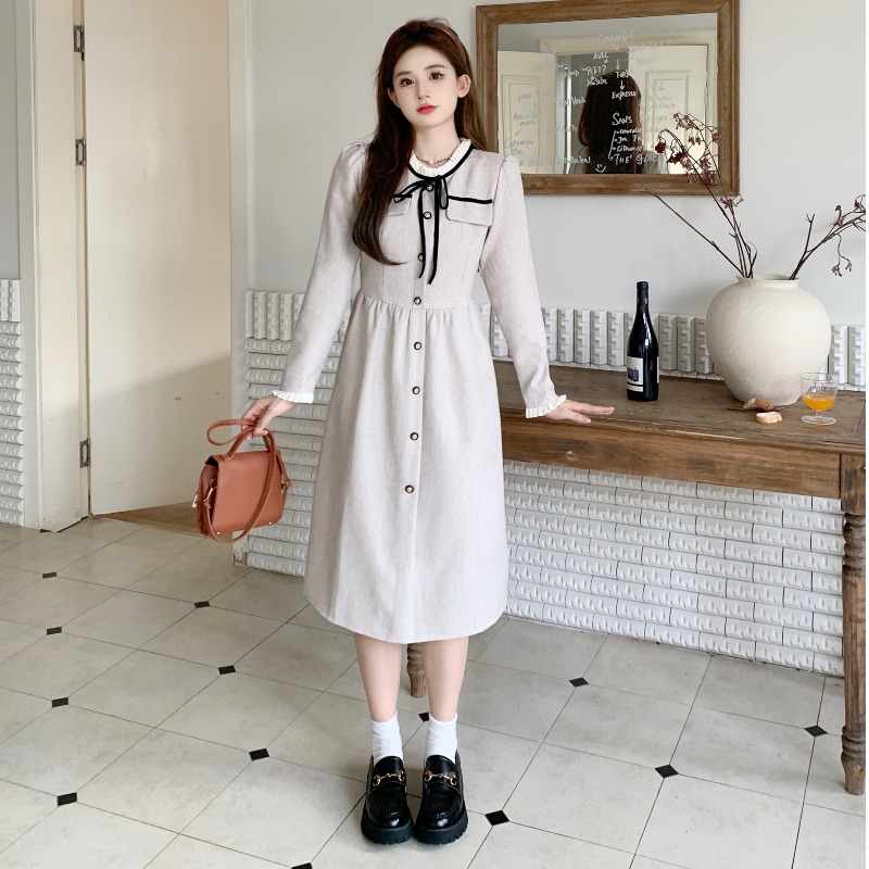 เดรสสาวอวบ มีไซส์ L-4XLอกเสื้อ 38-47 นิ้ว ใส่ได้ทั้งสาวหุ่นดีน่ารักจนถึงสาวอวบพลัสไซส์ จัดส่งฟรี! ทักแชทสั่งซื้อ