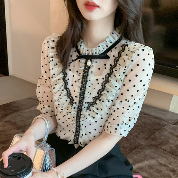 เสื้อชีฟองเกาหลี เสื้อชีฟองสวยๆ