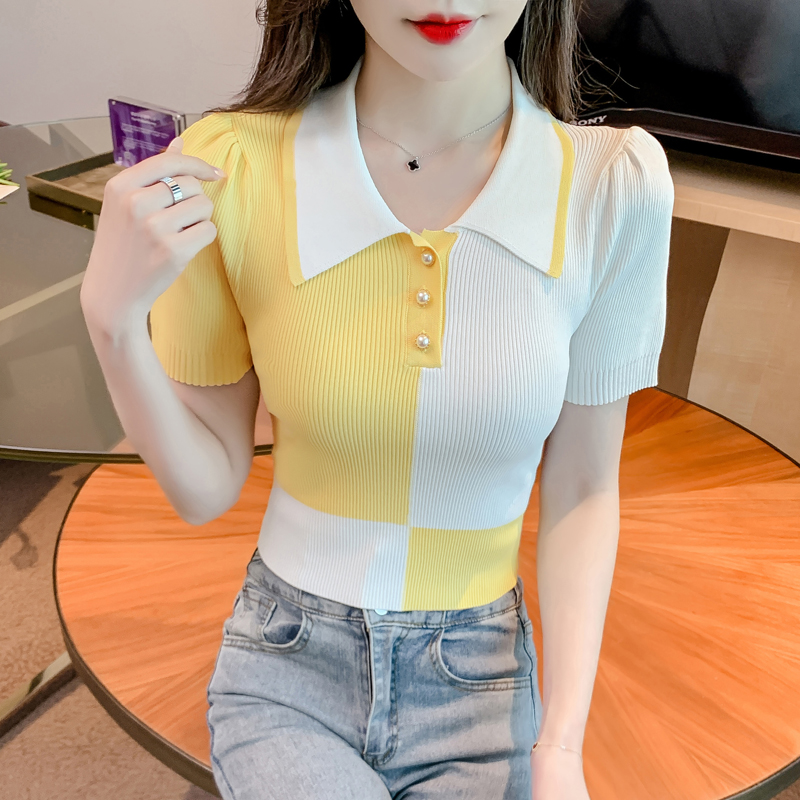 เสื้อผ้าวัยรุ่นเกาหลี เสื้อยืดวัยรุ่นผู้หญิง มีขนาด S M L XL