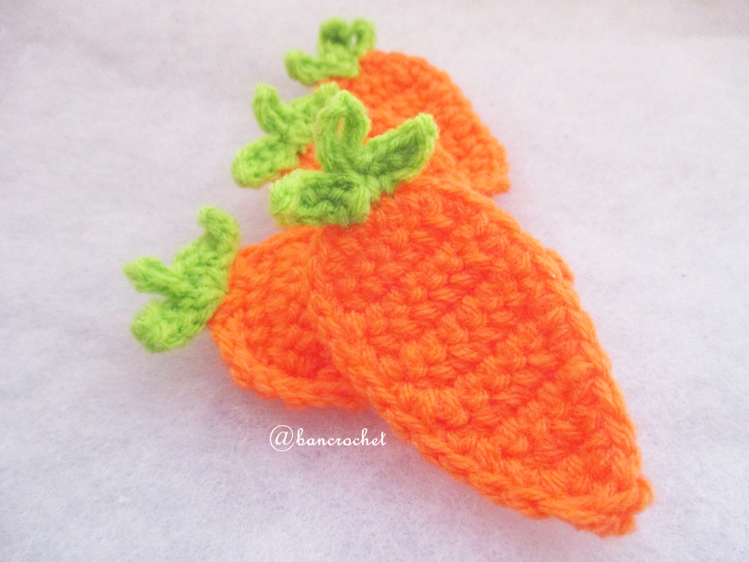 แครอทถักโครเชต์ carrots fruit crochet
