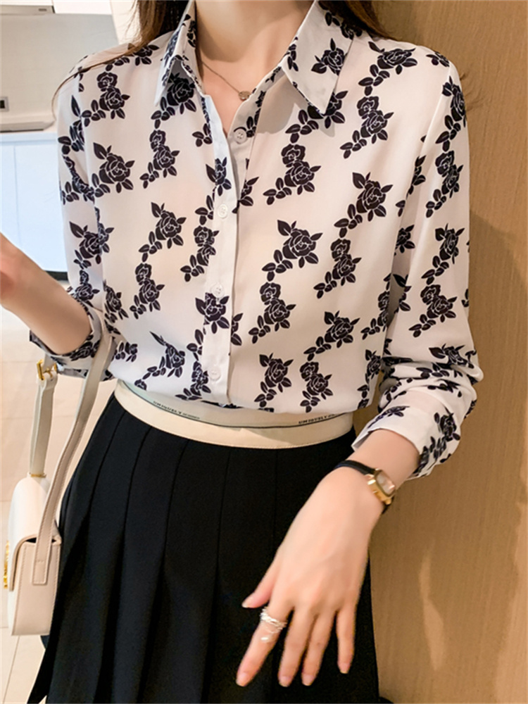 เสื้อลูกไม้ เสื้อเชิ้ตแขนยาว