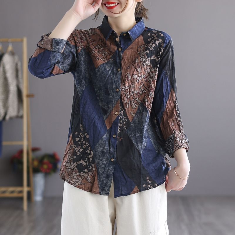เสื้อลินิน เสื้อผ้าฝ้ายลินิน เสื้อเชิ้ตผ้าลินิน BY Zimo