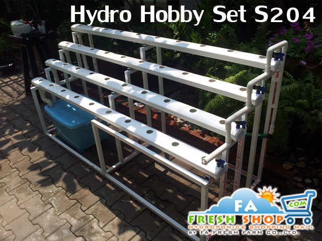 ชุดปลูกผักไฮโดรโปนิกส์ Hydro Hobby Set S204