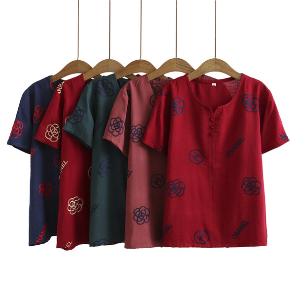 เสื้อลินินสไตล์ผู้ใหญ่ เสื้อคุณแม่ เสื้อผู้ใหญ่ แบรนด์ LININ