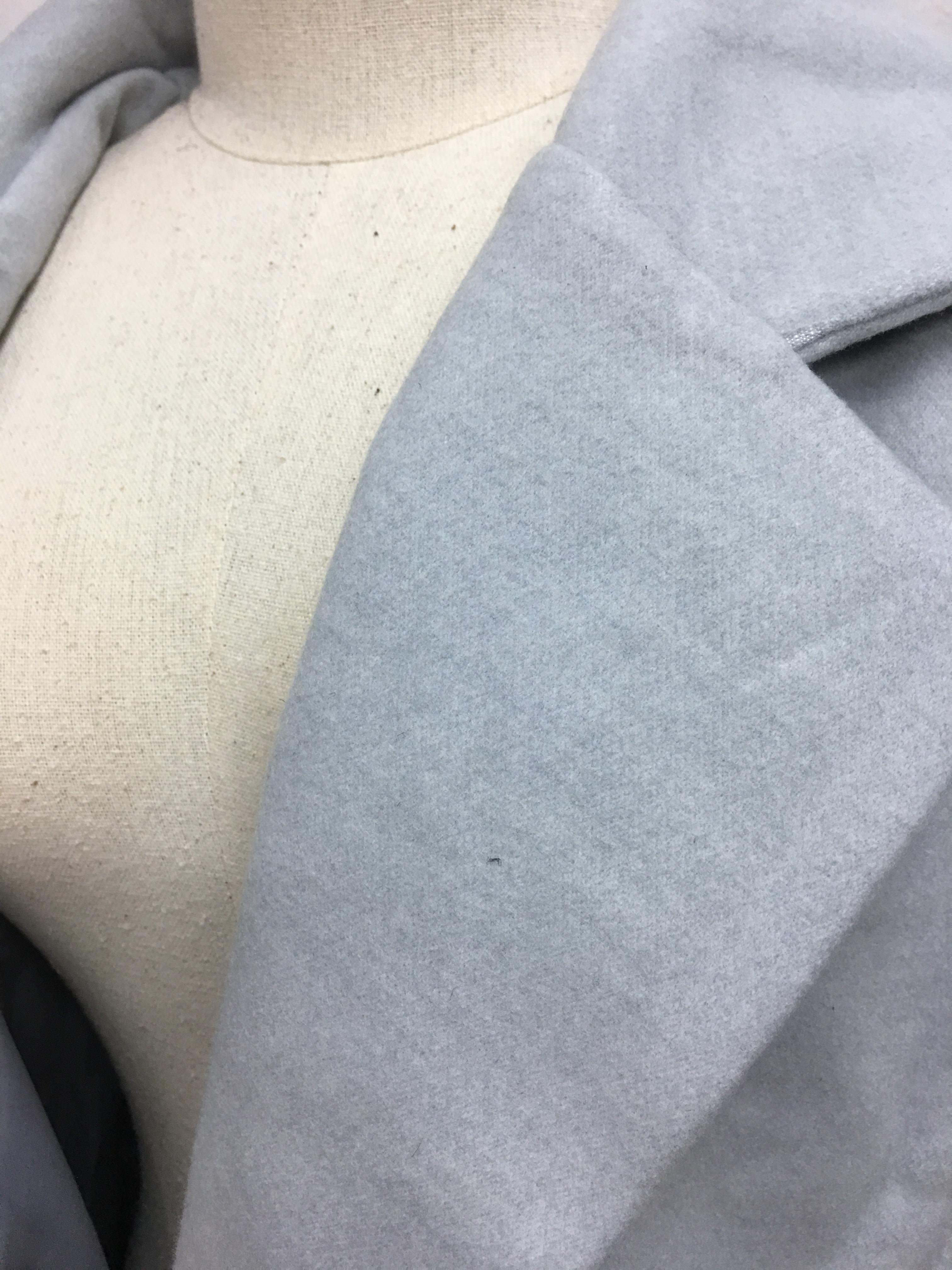 OverCoat เสื้อโค้ทกันหนาว ทรงยาวสีเทา งานดี ผ้าวูลผสมเนื้อหนา เป็นทรง บุซับในกันลม พร้อมส่ง same pic