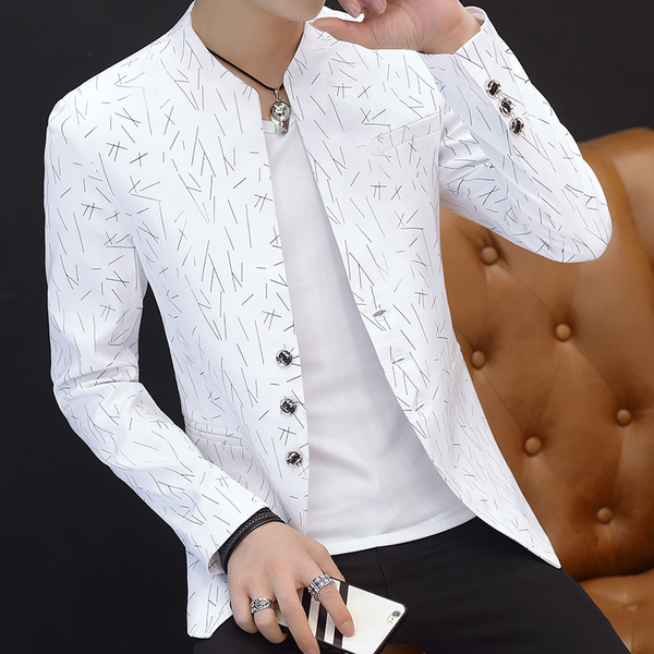 สูท Blazers ผู้ชาย เสื้อคลุมสไตล์สูท สำหรับผู้ชาย