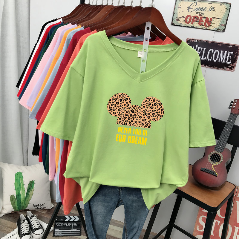 เสื้อยืดคอตตอน สกรีนลายน่ารัก มีหลากหลายสี ส่งฟรีทั่วไทย BY JIMIAO