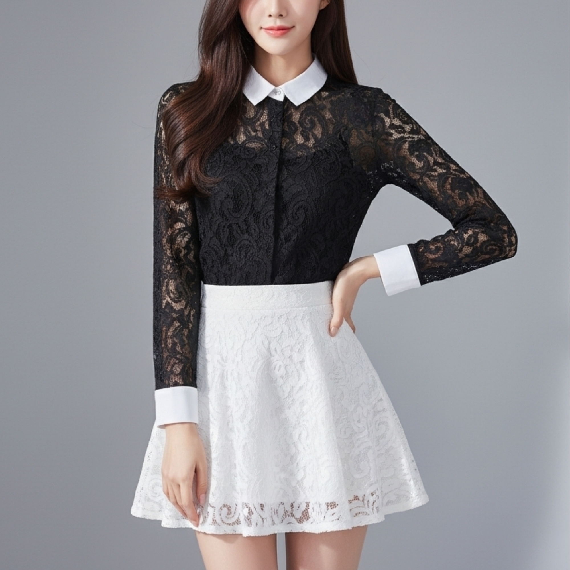 ðđ Blouse3661 āđāļŠāļ·āđāļāđāļāļīāđāļāļĨāļđāļāđāļĄāđāđāļāļāļĒāļēāļ§āļŠāļĩāļāļģ āļāļĢāļĩāđāļĄāļĩāļĒāļĄāļŦāļĢāļđāļāļđāļĄāļĩāļŠāđāļāļĨāđ