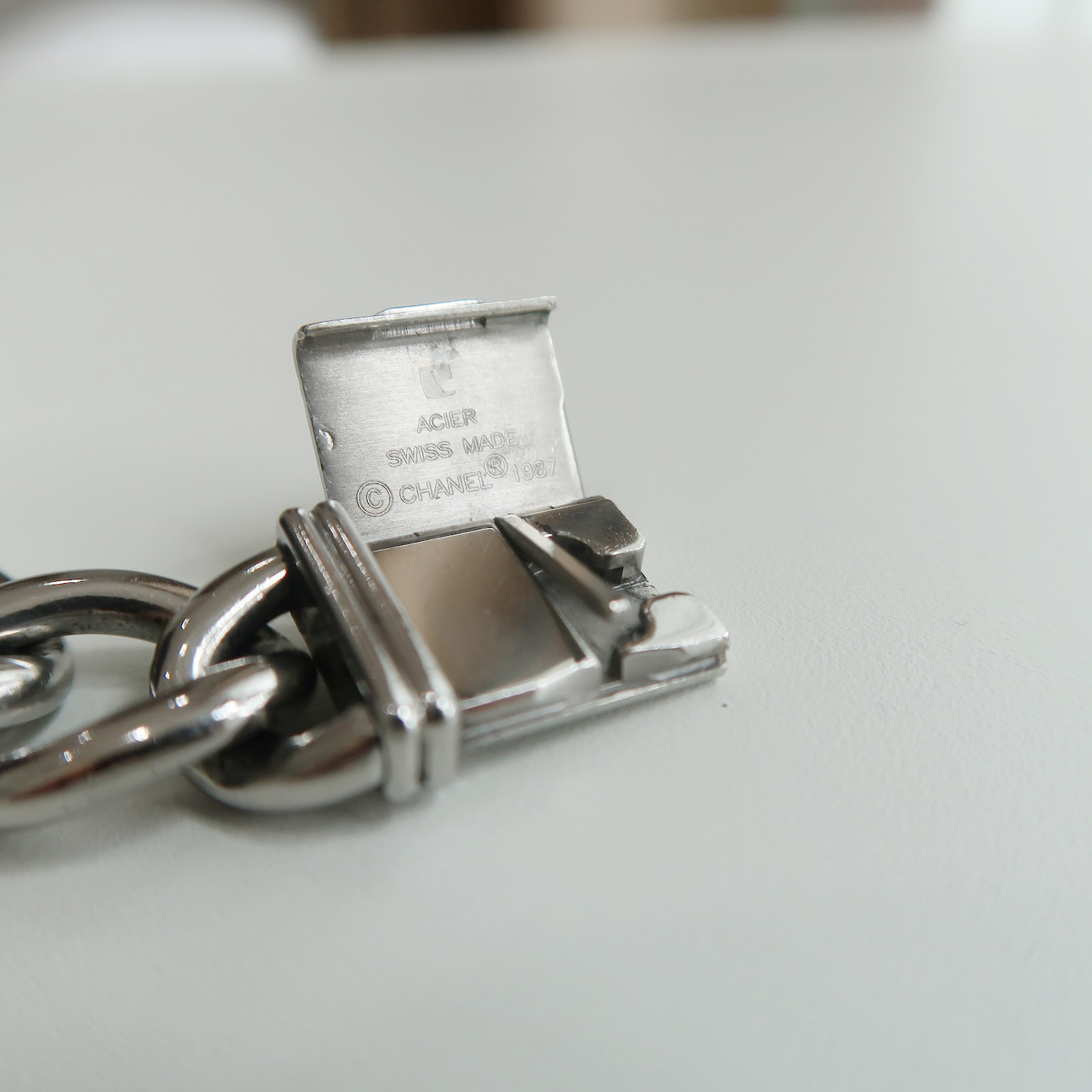 Chanel Premiere Gourmette Chain Watch