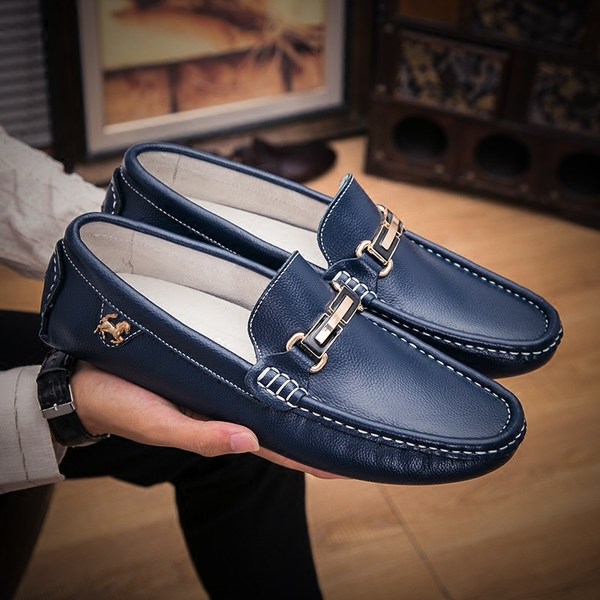 รองเท้าหนังผู้ชาย มีไซส์39-44 รองเท้าโลฟเฟอร์ชาย Slip-On Shoes