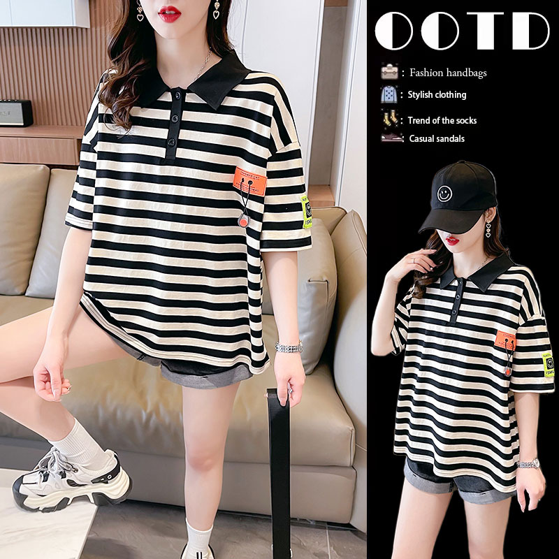 เสื้อยืดคนอ้วนแบบโอเวอร์ไซส์แบบ ulzzang fashion สนใจทักแชท