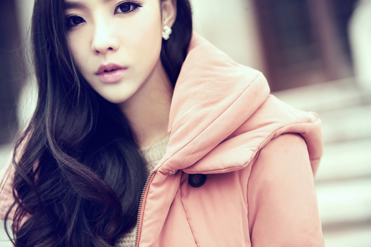 เสื้อกันหนาวแฟชั่น เนื้อดีกันหนาวกันลมได้ดีมาก ถอดฮู้ดออกได้ แบรนด์ RJ STORY แท้ พร้อมส่ง ชมพูหม่น ออกกะปิ