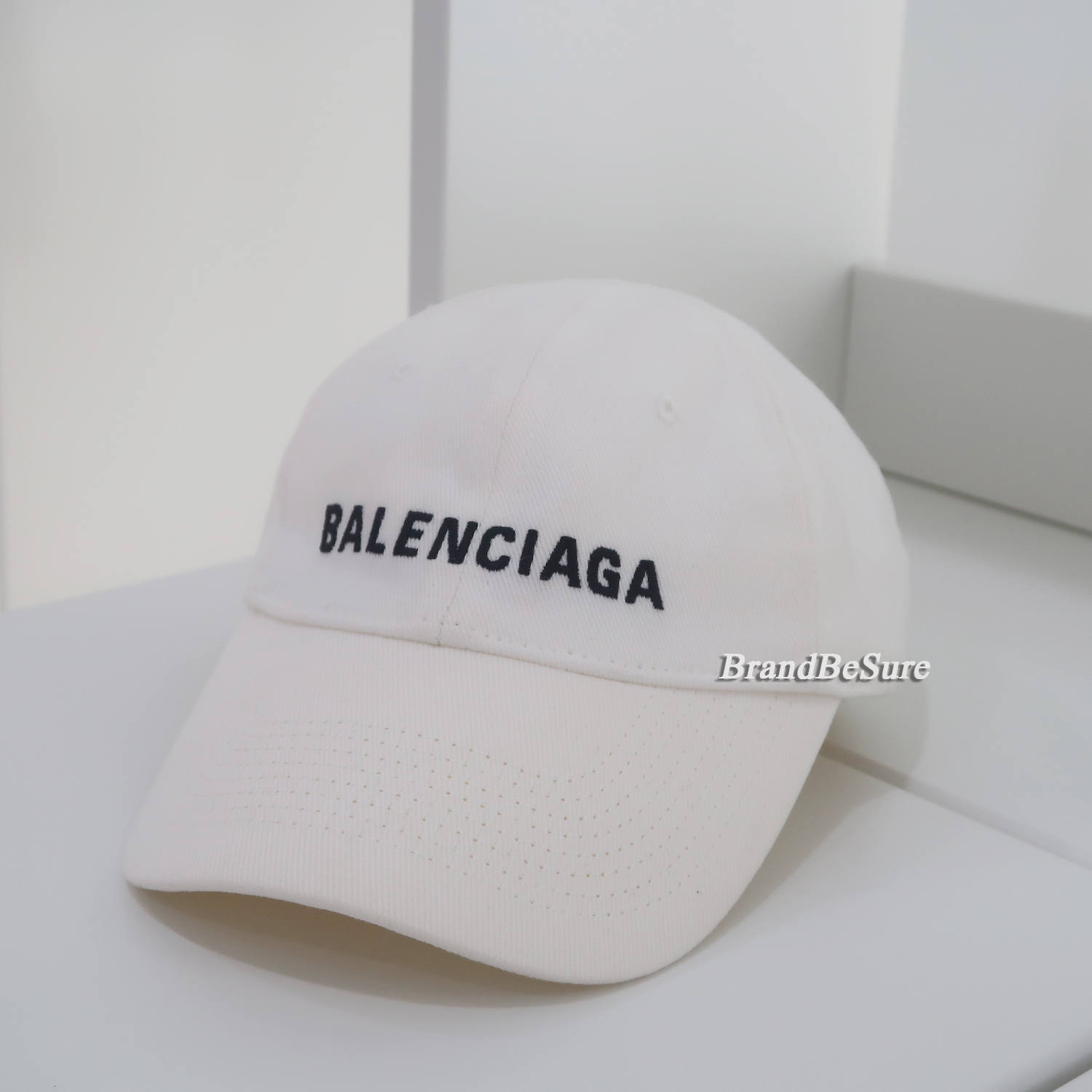 Balenciaga White Logo Cap