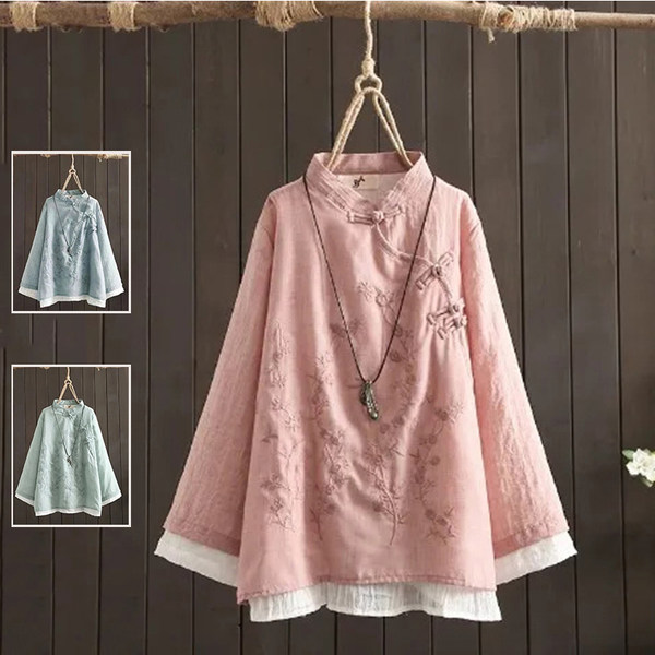 เสื้อลินิน เสื้อผ้าฝ้ายลินิน เสื้อเชิ้ตผ้าลินิน