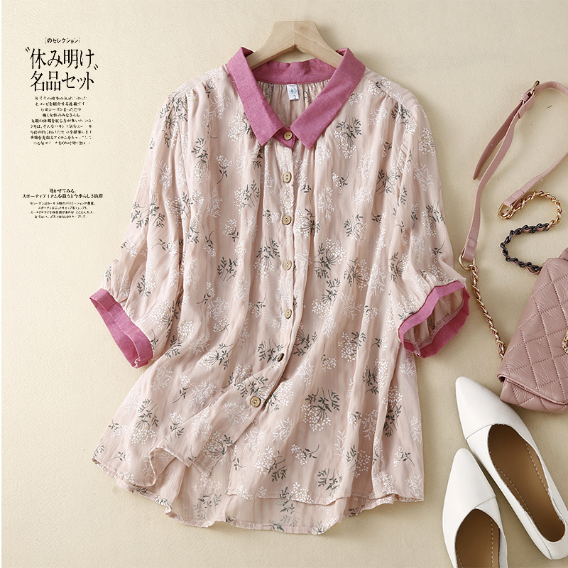 เสื้อลินิน เสื้อผ้าฝ้ายลินิน เสื้อเชิ้ตผ้าลินิน