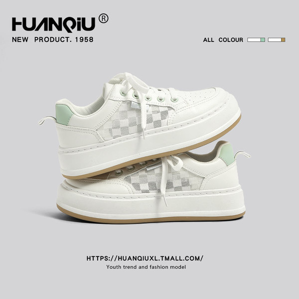 รองเท้าผ้าใบ ผู้หญิง รองเท้าแฟชั่นสำหรับผู้หญิง รองเท้าแฟชั่น รองเท้าผู้หญิง แบรนด์ HUANQIU SINCE 1958