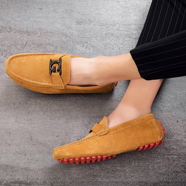 รองเท้าหนังผู้ชาย มีไซส์39-44 รองเท้าโลฟเฟอร์ชาย Slip-On Shoes