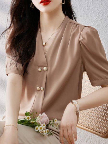 เสื้อชีฟองเกาหลี เสื้อชีฟองสวยๆ