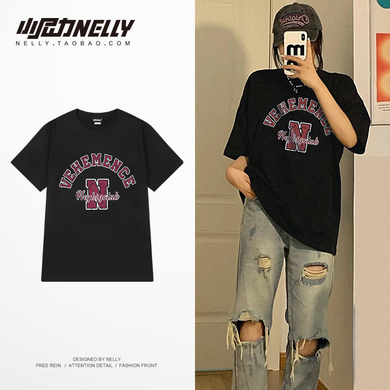 เสื้อยืดคอกลม ผู้ชาย เสื้อยืดผู้ชายเกาหลี เสื้อยืดเกาหลี แบรนด์ NELLY